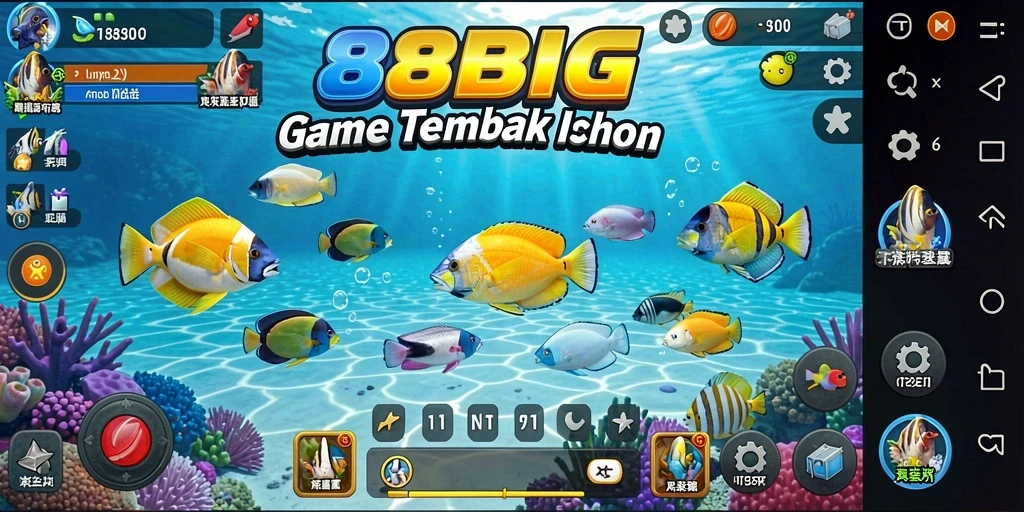 Gameplay seru menembak ikan di 88BIG.