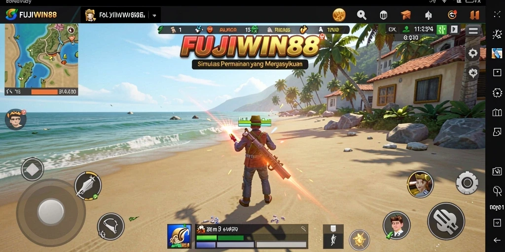 Tangkapan layar FUJIWIN88 menunjukkan gameplay simulasi yang menarik.