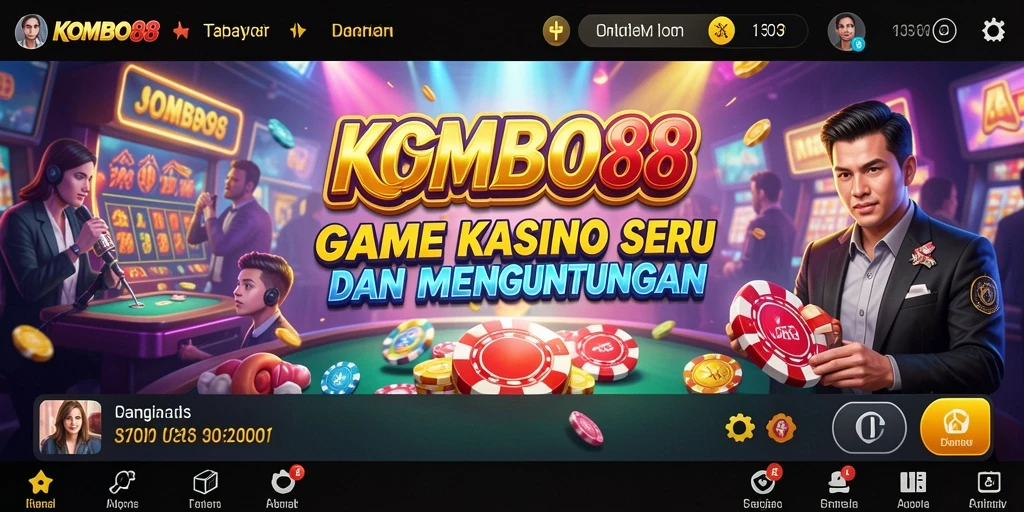 Tangkapan layar gameplay Kasino KOMBO88 yang menarik.