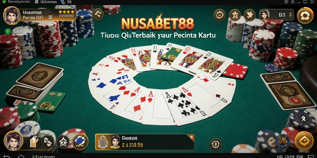 Tampilan gameplay seru dari NUSABET88 dengan karakter QiuQiu.