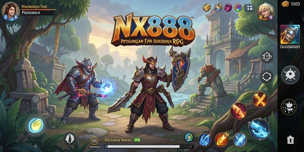 Tampilan gameplay NX888 yang menegangkan dan grafis memukau.