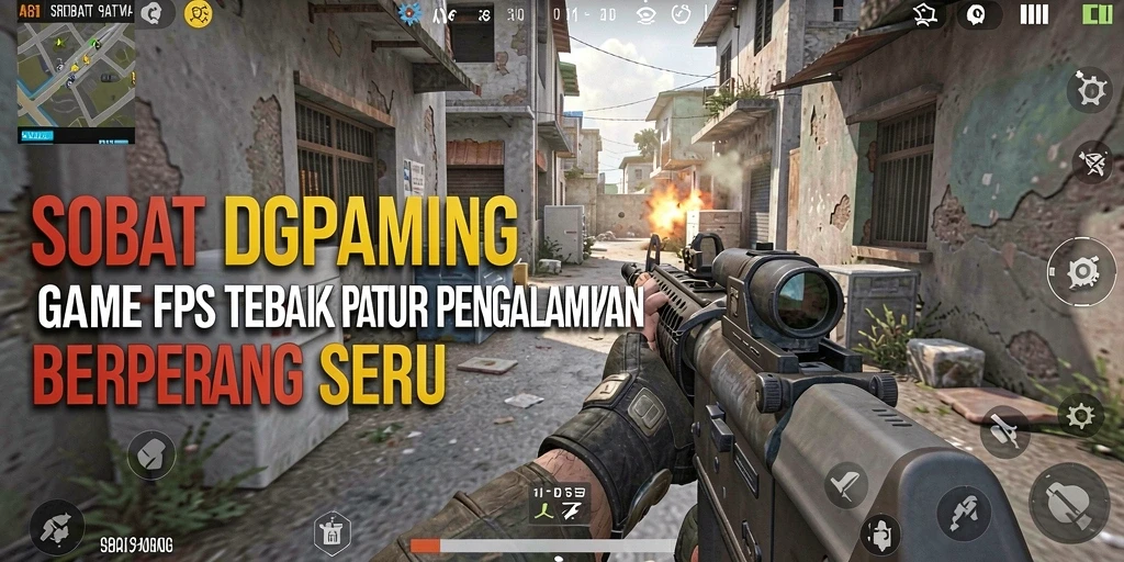 Screenshot gameplay SOBATGAMING dengan aksi tembak-menembak yang intens.