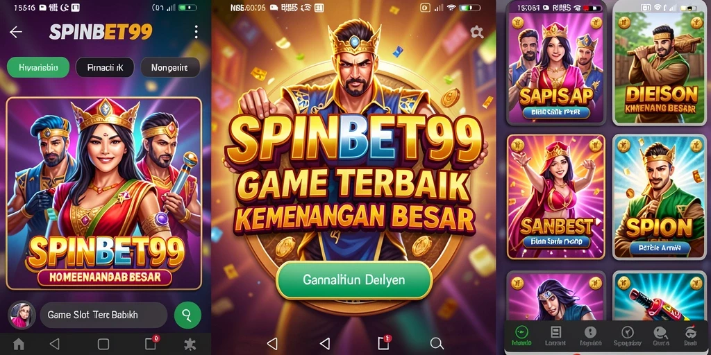 Tampilan menarik gameplay Slot di SPINBET99.